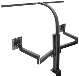 UNiLUX LED-Tischleuchte STRATA SCREEN + Monitorarm