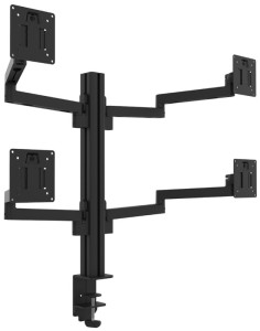 UNiLUX Gasfederarm AXIO, Aluminium/ABS, schwarz