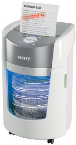 LEITZ Aktenvernichter IQ OptiMax 350 Small Office