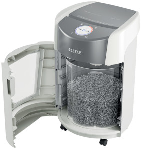 LEITZ Aktenvernichter IQ OptiMax 350 Small Office
