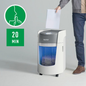 LEITZ Aktenvernichter IQ OptiMax 350 Small Office