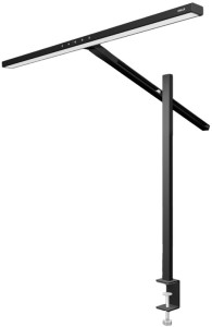 UNiLUX Lampe de bureau à LED ELITE LUMINO, pince, noir