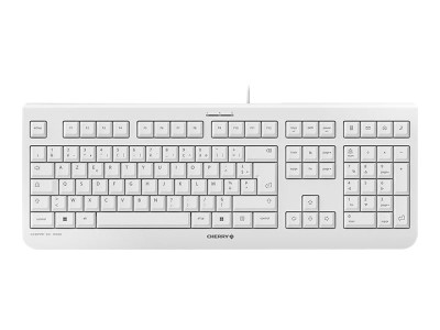 Cherry : CHERRY STREAM KEYBOARD FRANCE WHITE-GRAY