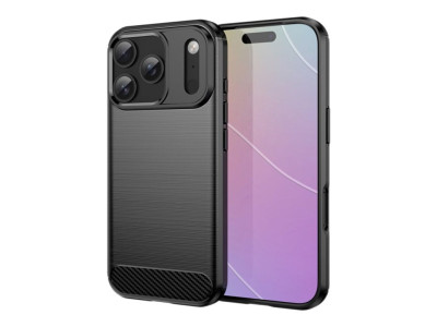 DLH : BLACK SILICONE CASE pour APPLE I PHONE 17 PRO