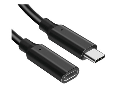 DLH : USB-C (M) TO USB-C (F) E-MARK 2 40W extension cable - USB 3.2 GE