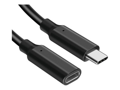 DLH : USB-C (M) TO USB-C (F) E-MARK 2 40W extension cable - USB 3.2 GE