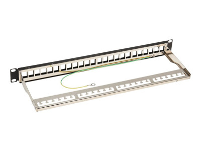 Eaton MGE : 24-PORT BLANK 1U RACK PATCH PANEL