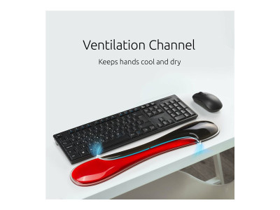 Kensington : SLIM DUO GEL Ko WRIST REST RED SLIM DUO GEL Ko WRIST REST RED