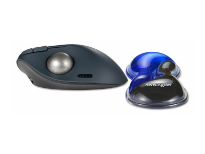 Kensington : SLIM DUO GEL MOUSE/TRACKBALL WRIST REST - BLUE