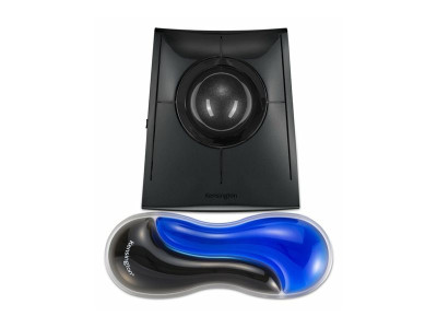 Kensington : SLIM DUO GEL MOUSE/TRACKBALL WRIST REST - BLUE