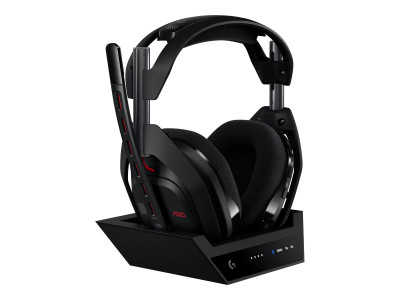 Logitech : A50 LIGHTSPEED WRLS G HEADSET avec BASE STATION-BLACK-EMEA28-9