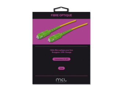 MCL Samar : FIBRE OPTIQUE SIMPLEX 9/125 MONOMODE - SCAPC/SCAPC - 10M