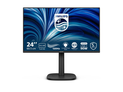Philips : 24IN IPS FHD 300CD/ HDMI/DP/4USB/USB-C DOCK/HP/HAS