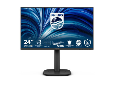 Philips : 24IN IPS FHD 300CD/ HDMI/VGA/DP/4USB/USB-B/HP/HAS