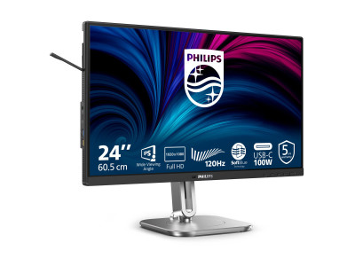 Philips : 24IN IPS FHD 300CD/HDMI/DP DP/3USB/USB-C/USB-C DOCK/HP/HAS