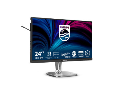 Philips : 24IN IPS FHD 300CD/HDMI/DP DP/3USB/USB-C/USB-C DOCK/HP/HAS
