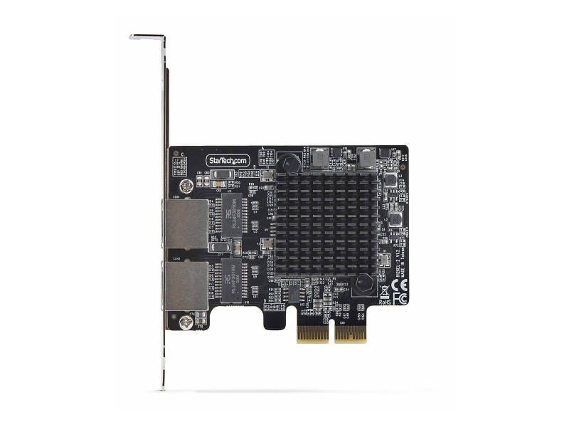 Startech : 2-PORT GIGABIT NETWORK card - 10/100M/1G/2.5G/5G TAA-COMPLIANT