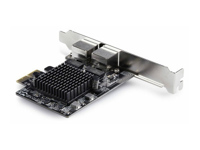 Startech : 2-PORT GIGABIT NETWORK card - 10/100M/1G/2.5G/5G TAA-COMPLIANT