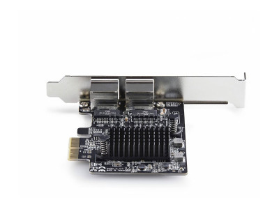 Startech : 2-PORT GIGABIT NETWORK card - 10/100M/1G/2.5G/5G TAA-COMPLIANT