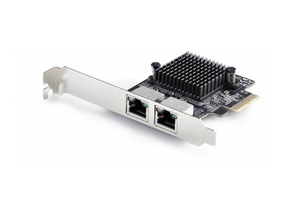 Startech : 2-PORT GIGABIT NETWORK card - 10/100M/1G/2.5G/5G TAA-COMPLIANT