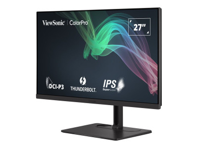 Viewsonic : 27IN IPS 4K 400CD/2HDMI/ DP/3USB/USB-C DOCK/TBT/HP/HAS