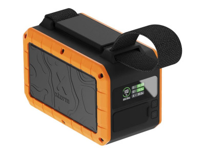 Xtorm : RUGGED FLASHLIGHT POWERBANK 40K 40.000 100W TORCH BLACK ORANGE