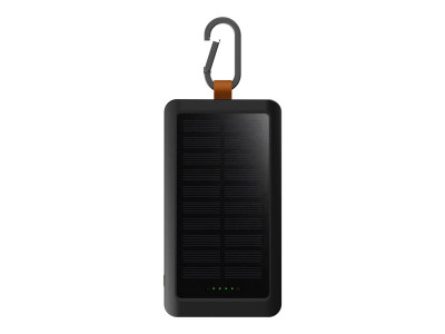 Xtorm : XTORM 15W GO2 POWER BANK 10.000 avec SOLAR LIGHT - CHARCOAL
