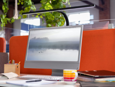 UNiLUX Lampe de bureau à LED STRATA 80, pince, noir