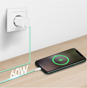 LogiLink Câble USB 2.0, USB-C - USB-C, 1,5 m, vert