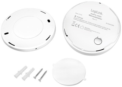 LogiLink Hitzemelder, weiß, Alarmsignal: ca. 85 dB