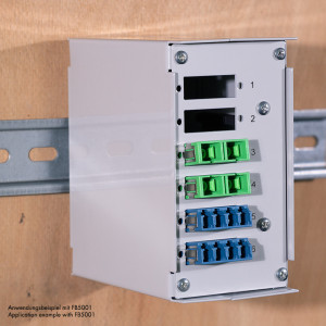 LogiLink Frontblende für Spleißverteiler, für 12 Ports