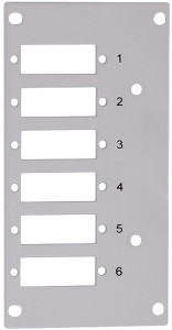 LogiLink Frontblende für Spleißverteiler, für 12 Ports