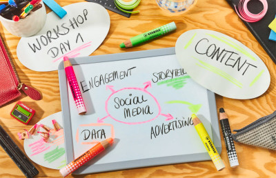 STABILO Crayon marqueur MARKdry FLUO, étui de 4