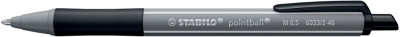 STABILO Stylo à bille rétractable pointball colorful, noir