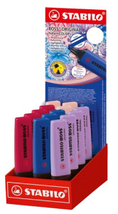 STABILO Surligneur BOSS ORIGINAL NatureCOLORS, 15 pièces
