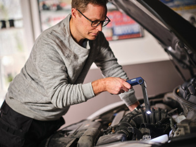 Rapid LED-Inspektionsleuchte THE MECHANIK, blau/schwarz