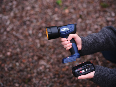 Rapid Akku LED-Taschenlampe BWL290, blau/schwarz