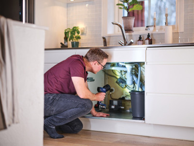 Rapid Akku LED-Taschenlampe BWL290, blau/schwarz