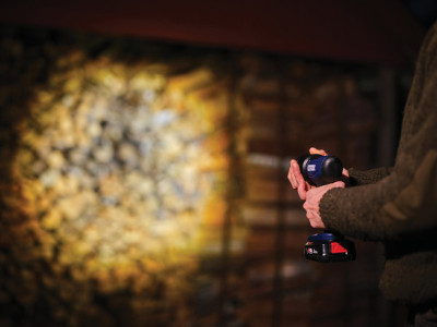 Rapid Akku LED-Taschenlampe BWL290, blau/schwarz