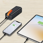 LogiLink Powerbank avec écran, 50.000 mAh, noir