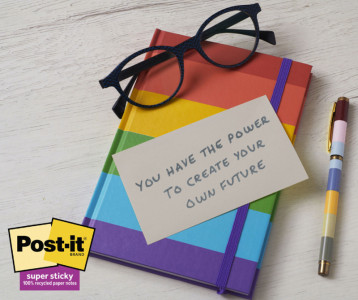 Post-it Bloc-notes super sticky Recycling Notes, pastel