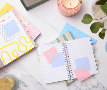 Post-it Bloc-notes Transparent Notes, bleu pastel