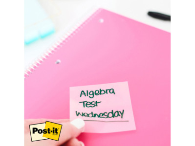 Post-it Bloc-notes Transparent Notes, 73 x 73 mm, incolore