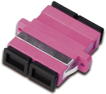 DIGITUS Coupleur fibre optique, SC-SC, Duplex, Multimode OM4