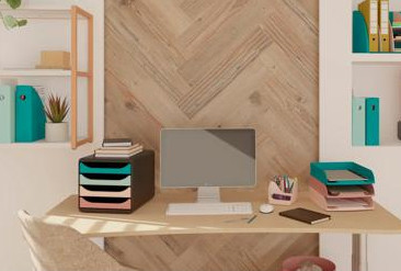 EXACOMPTA Set de corbeilles à courrier COMBO STYLI Skandi A4