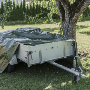 AGRIplus Bâche toile avec oeillets, 6 x 8 m, 150 g, vert