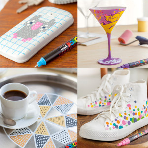 POSCA Marqueur à pigment PC-5M, vert raisin