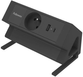 Fellowes Multiprise de table Power Desk, type E, noir