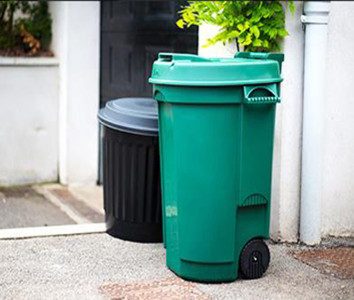 EDA Poubelle, 110 litres, plastique, vert