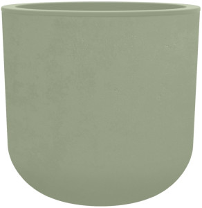 EDA Bac à plantes BASALT UP, rond, 385 mm, vert amande